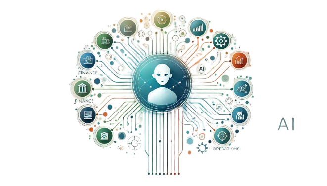 AI IT Support Illustration