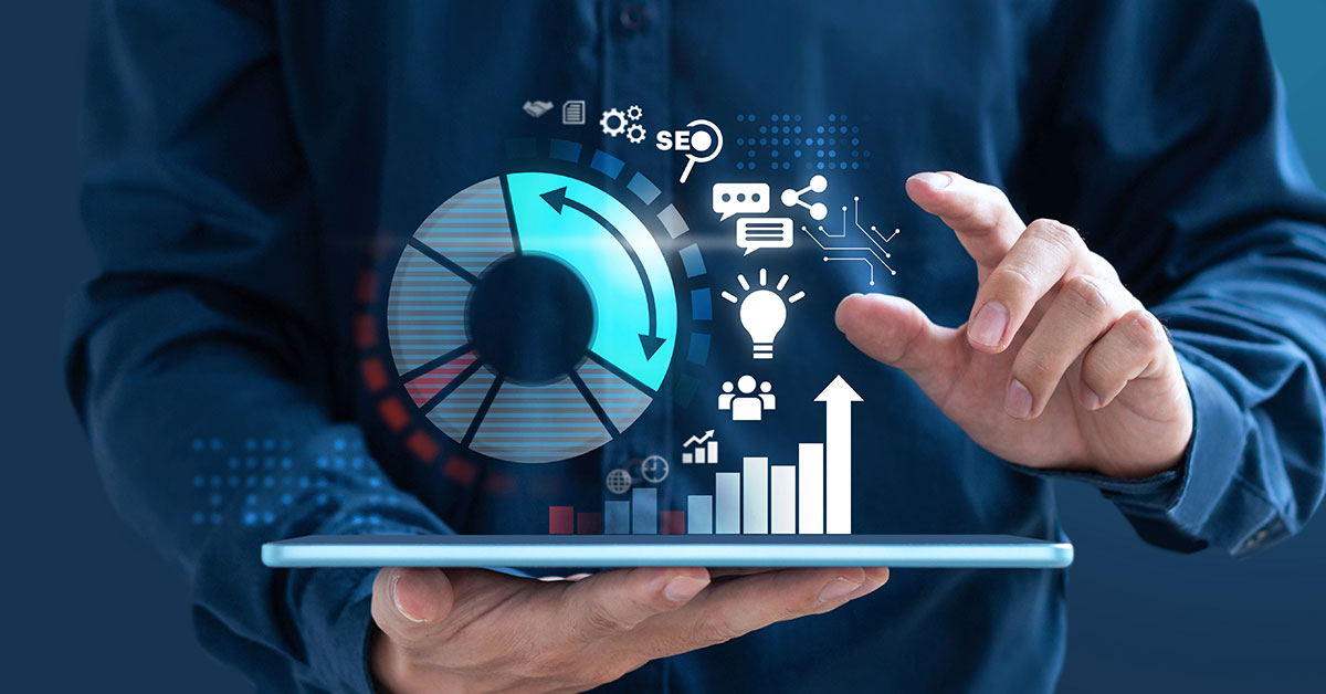 Enterprise Digital Marketing Illustration